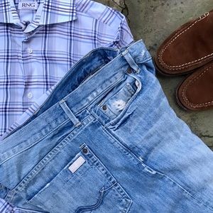 7 FOR ALL MANKIND Button Fly Jeans 34x32